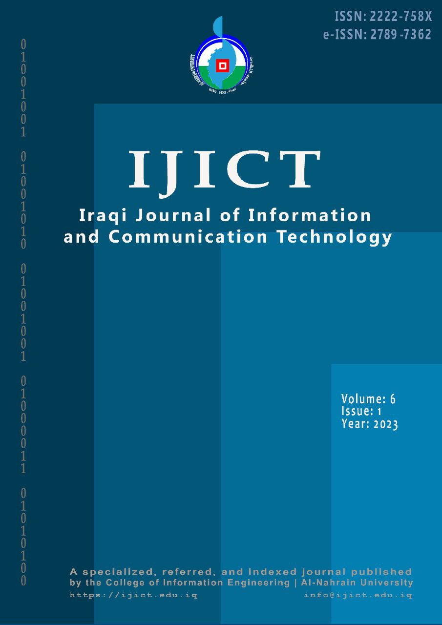 					View Vol. 6 No. 1 (2023): Iraqi Journal of Information and Communication Technology
				